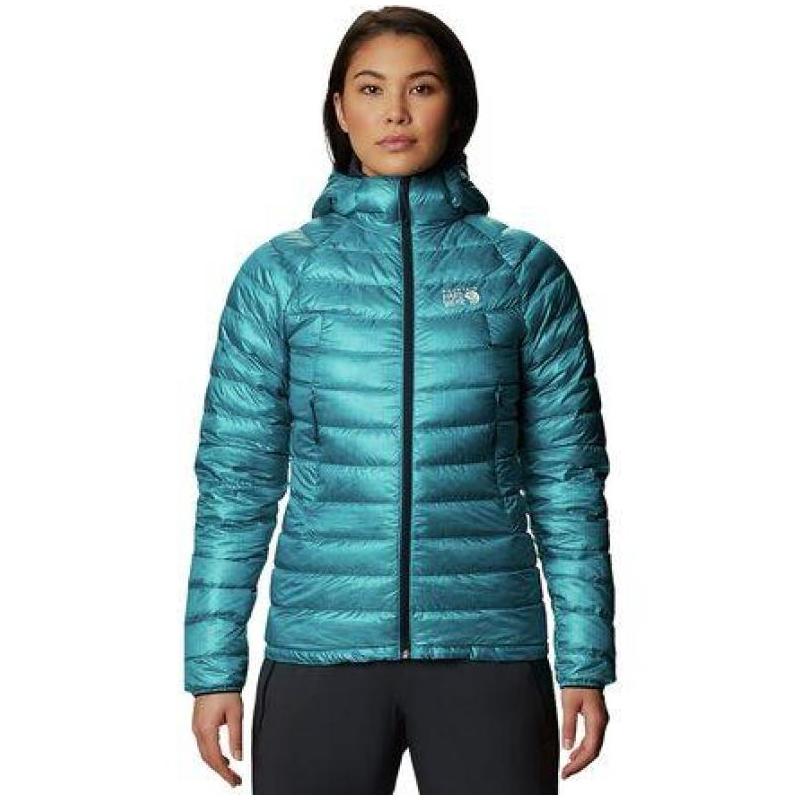 Mountain hardwear/山浩女羽绒服800蓬纯色连帽轻质正品MHWZ9DD