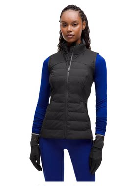 Lululemon露露乐蒙女子马甲棉服加厚羽绒背心保暖秋冬700 蓬修身