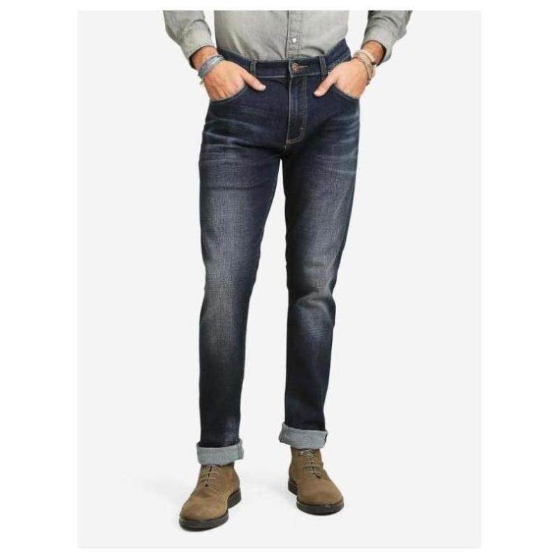 wrangler/威格男士牛仔裤常规款可系腰带长裤小脚经典正品mbl4j