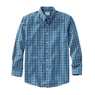 翻领抗皱吸湿排汗透气商务休闲正装 长袖 上班 衬衫 L.L.Bean宾恩男士