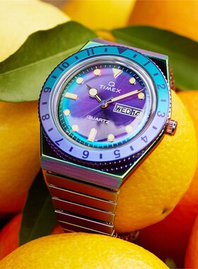 Timex/天美时手表日历Q系列36mm名表石英模拟表钢带礼物TW2W41100