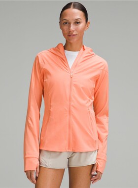 Lululemon露露乐蒙女子外套夹克衫连帽瑜伽服修身春夏舒适LW4BSRS