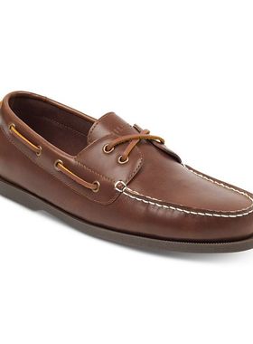 TOMMY HILFIGER汤米皮鞋男鞋休闲套脚船鞋Brazen便鞋送男友礼物