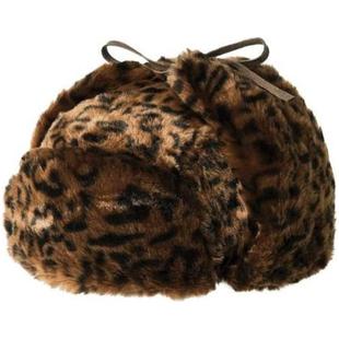 Kangol 冬季 保暖休闲正品 852036 袋鼠帽子男l豹纹捕兽帽厚款