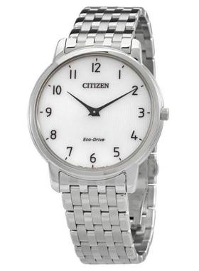 Citizen/西铁城男士手表白色表盘腕表礼物通勤正品AR1130-81A