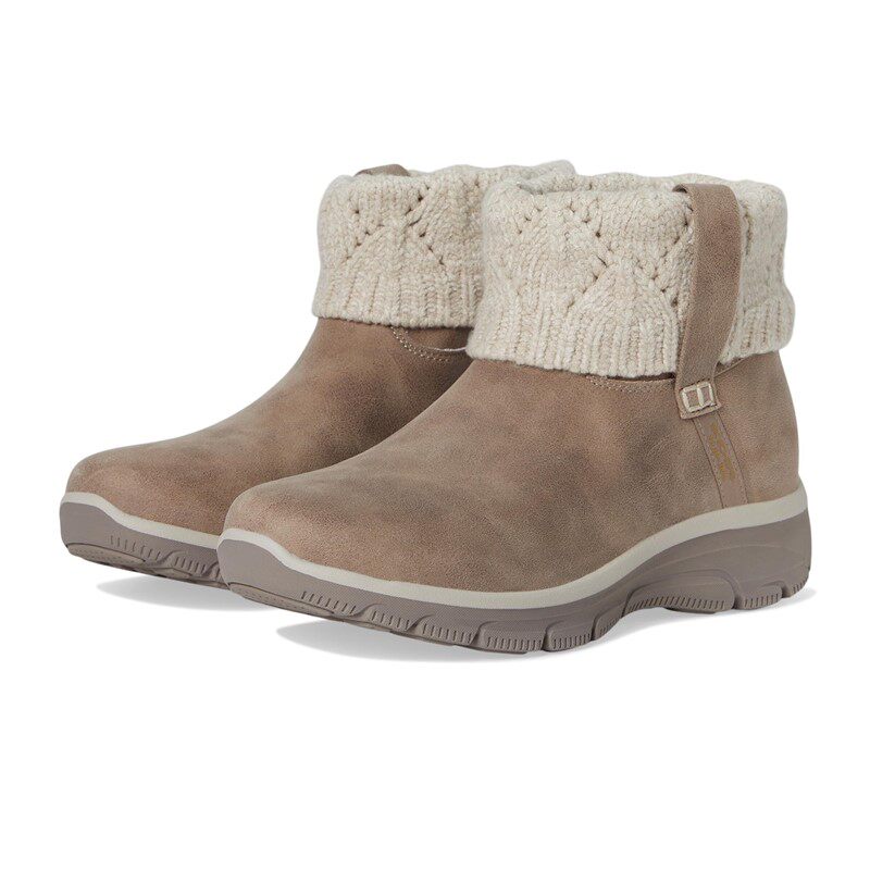 Skechers/斯凯奇女鞋棉鞋二棉鞋套筒靴保暖抗风秋冬防滑户外厚底
