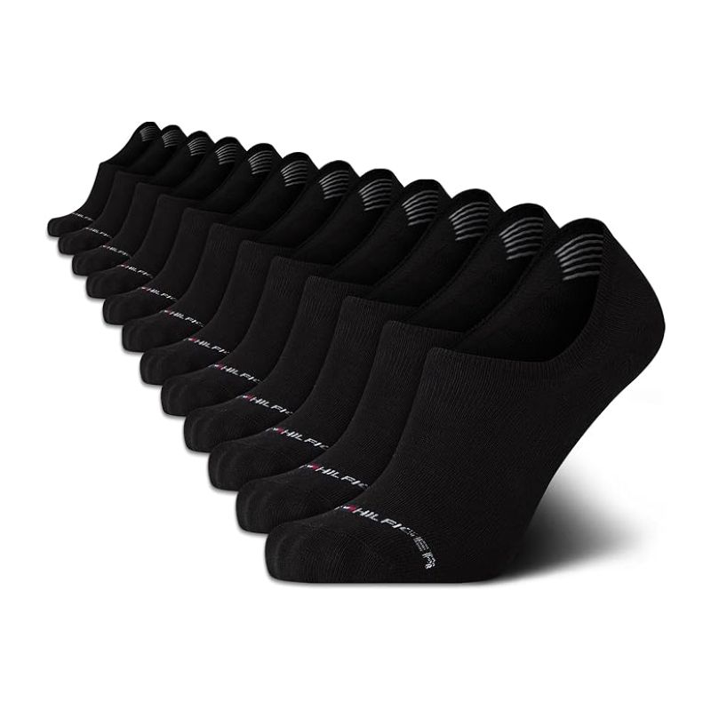 Tommy Hilfiger汤米女袜运动袜船袜12双装隐形袜子透气吸汗不臭脚