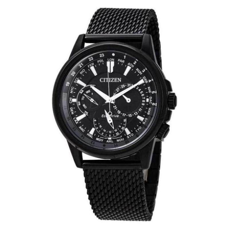 citizen/西铁城男士手表黑色表盘腕表礼物通勤正品bu2025-76e