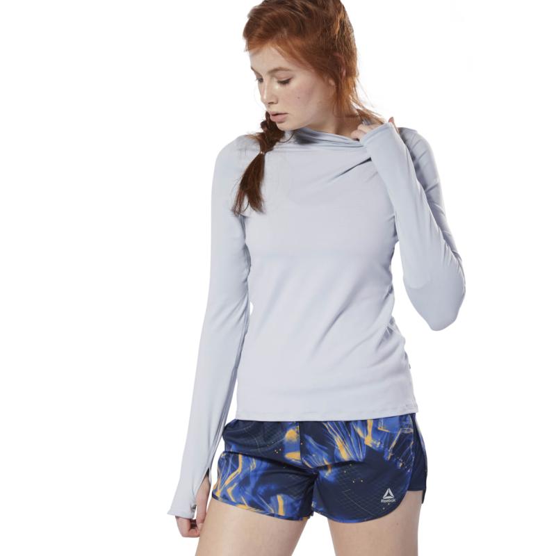 Reebok/锐步女卫衣连帽衫长袖纯色运动美国直邮DU4239