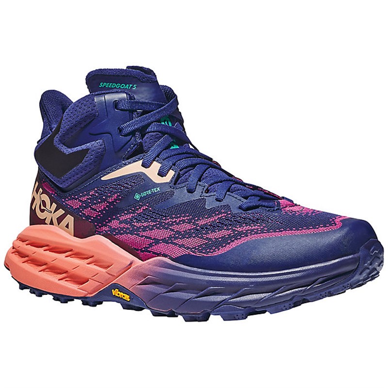 HOKA ONE ONE女运动鞋Speedgoat 5 Mid GTX休闲缓震短靴户外正品