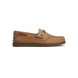 乐福鞋 系带商务轻便牛皮散步拼接正品 低帮鞋 Sperry男士 50054M