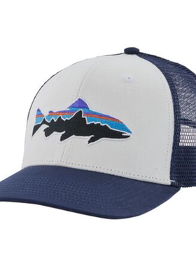 PATAGONIA/巴塔哥尼亚男运动鸭舌帽卡车司机帽半网眼正品PATZ9A8