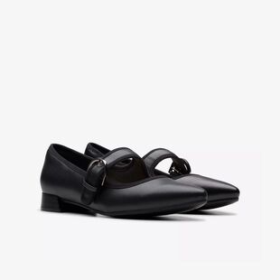 clarks其乐女小皮鞋高跟鞋尖头玛丽珍低跟矮跟方根芭蕾潮流24新品