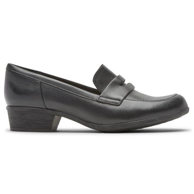 Rockport/乐步女鞋乐福鞋皮面通勤浅口平底一脚蹬休闲正品CH6657