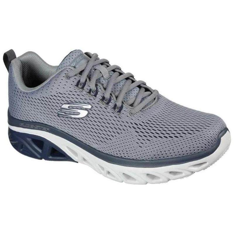 skechers/斯凯奇男运动休闲鞋网面支撑跑步glide step正品900059