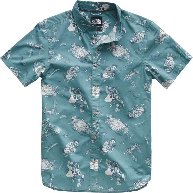 衬衫短袖方领印花夏季经典正品