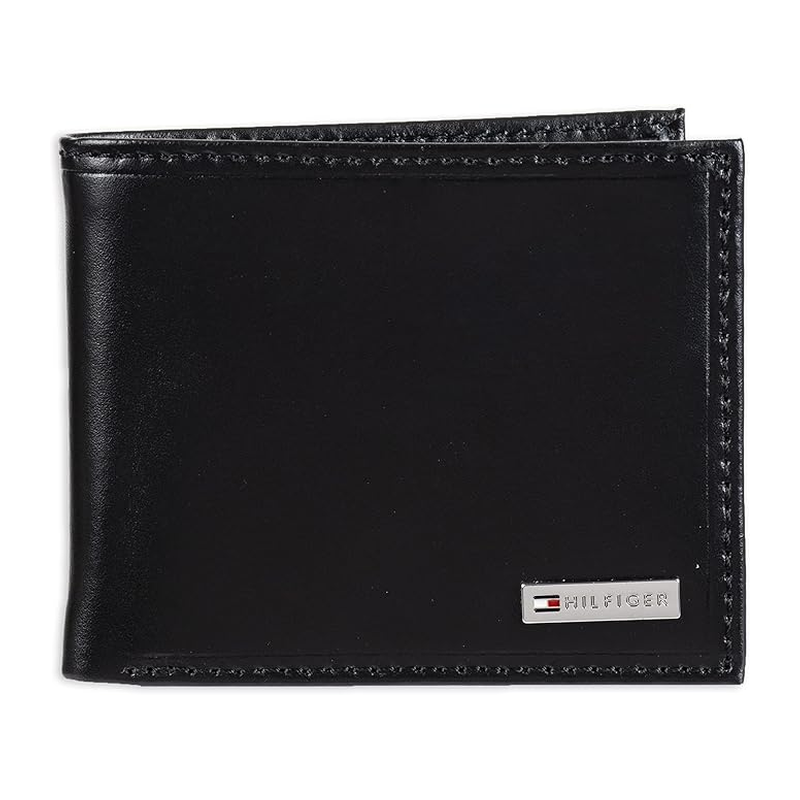 Tommy Hilfiger/汤米男士短款钱包真皮logo正品31TL130036
