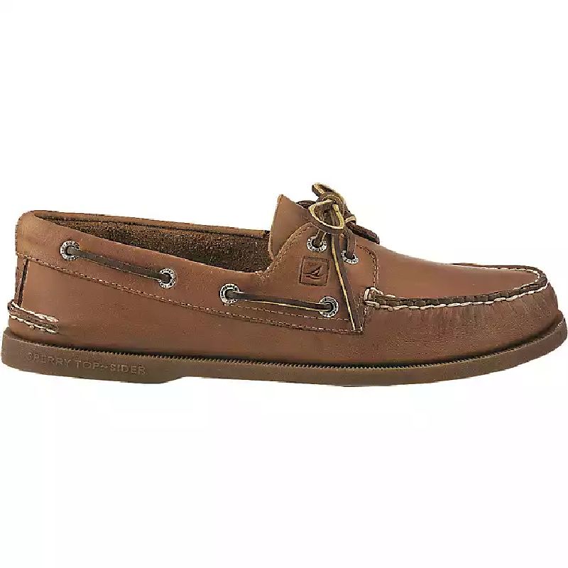 Sperry Top-Sider男帆船鞋牛皮圆头系带舒适透气经典正品80