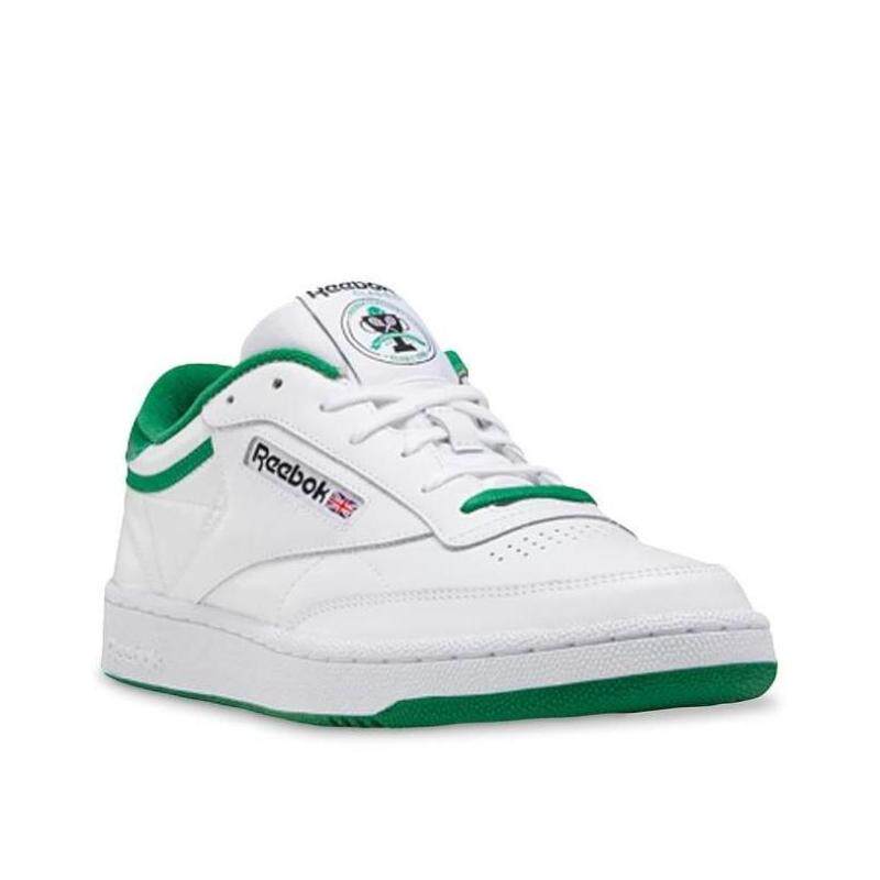 reebok/锐步男休闲板鞋皮质小白鞋经典club c 85百搭正品496900