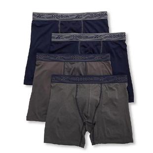 舒适透气4条正品 Reebok 平角裤 中腰透气短裤 213PB43 锐步男内裤