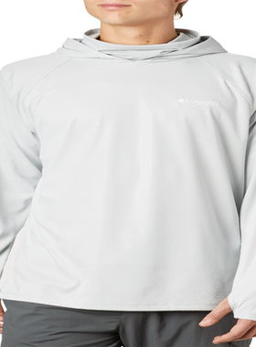 Columbia哥伦比亚男Termina连帽衫UPF50长袖防晒运动衫套头衫运动