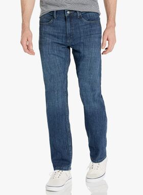 LEE/李男牛仔裤长裤直筒经典款中腰舒适休闲四季宽松正品204089