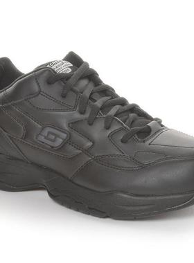 Skechers/斯凯奇男鞋皮鞋工装鞋大头鞋防滑系带安全正品83168