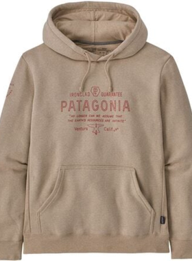 PATAGONIA/巴塔哥尼亚男套头衫卫衣长袖连帽衫打底秋正品PATZ9WN