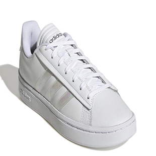 小白鞋 Adidas 低帮训练系带板鞋 正品 阿迪达斯女运动休闲鞋 534117