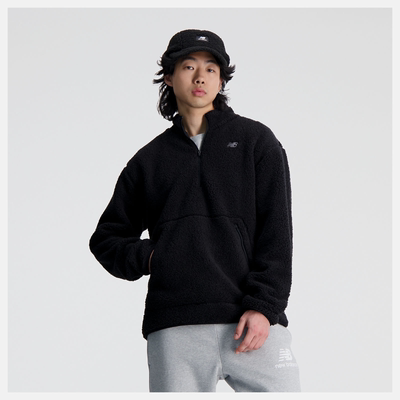 NEW BALANCE NB男羊毛衫休闲运动套头衫秋冬保暖上衣MT33067