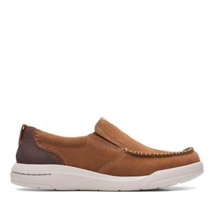 时尚 休闲低帮一脚蹬易穿脱春夏绒面正品 其乐男鞋 Clarks 26163855