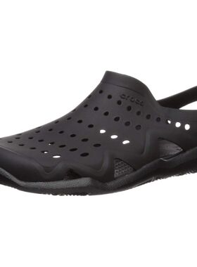 Crocs/卡洛施男洞洞鞋凉鞋一脚蹬休闲运动健步涉水鞋柔软夏季