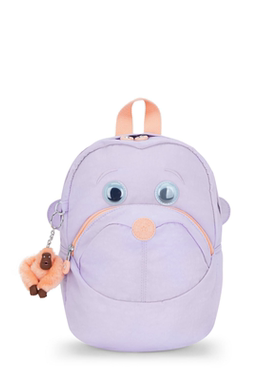 凯浦林Kipling/Faster儿童书包猴子脸拉链轻巧方便大容量多隔层