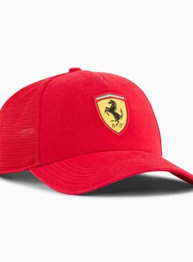 puma彪马赛车帽法拉利车队联名帽子遮阳帽透气网运动帽均码可调节