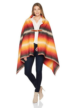 woolrich女围巾披肩时尚条纹羊毛保暖办公室包邮正品B11285T