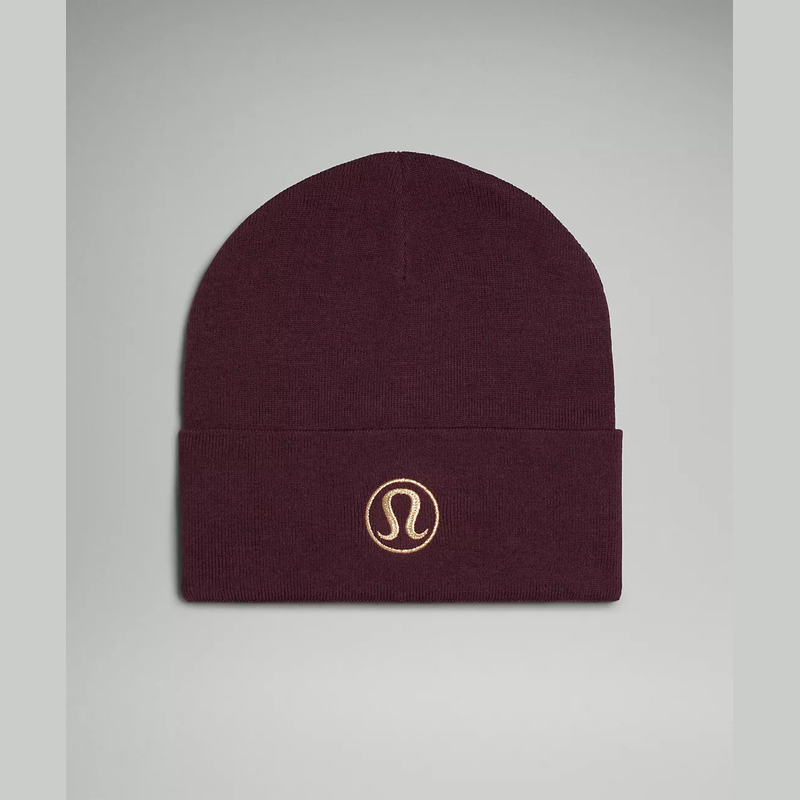 露露乐蒙针织帽休闲百搭