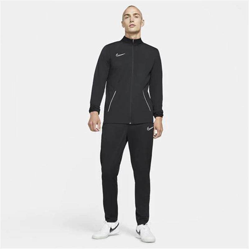 nike/耐克男运动套装纯色简约立领logo口袋透气舒适正品jx638046