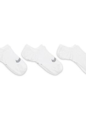 Nike/耐克运动袜短袜低帮袜舒适透气耐磨船袜3双装白色春夏正品女