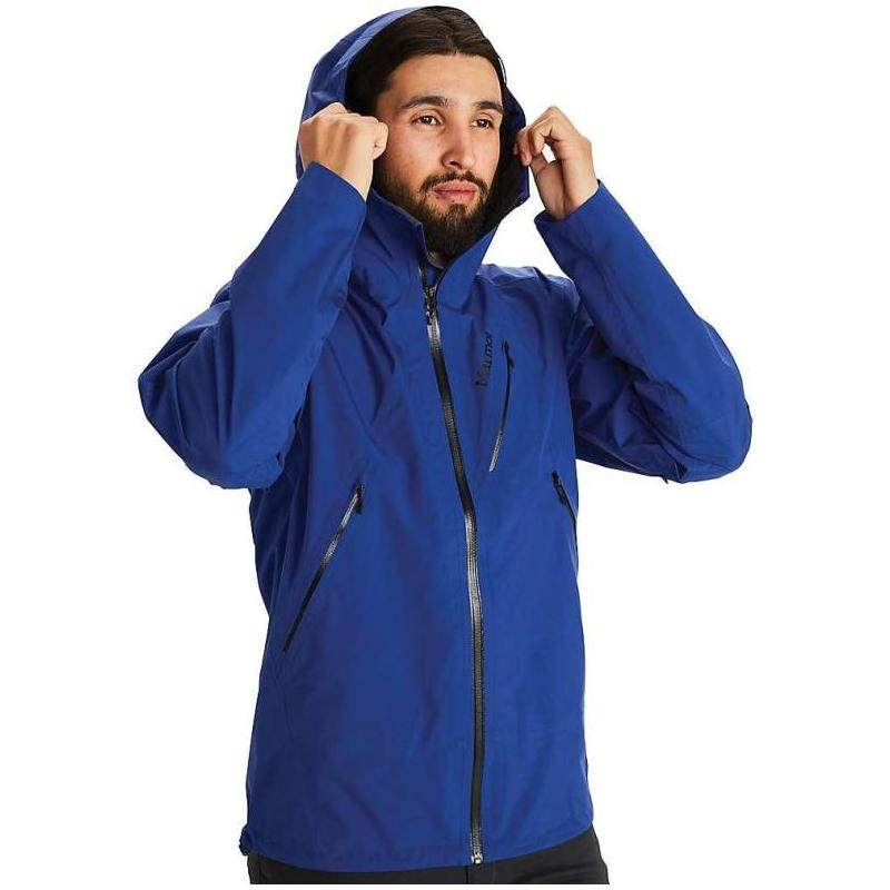 MARMOT/马魔山男夹克冲锋衣雨衣连帽防水拉链休闲正品10413105