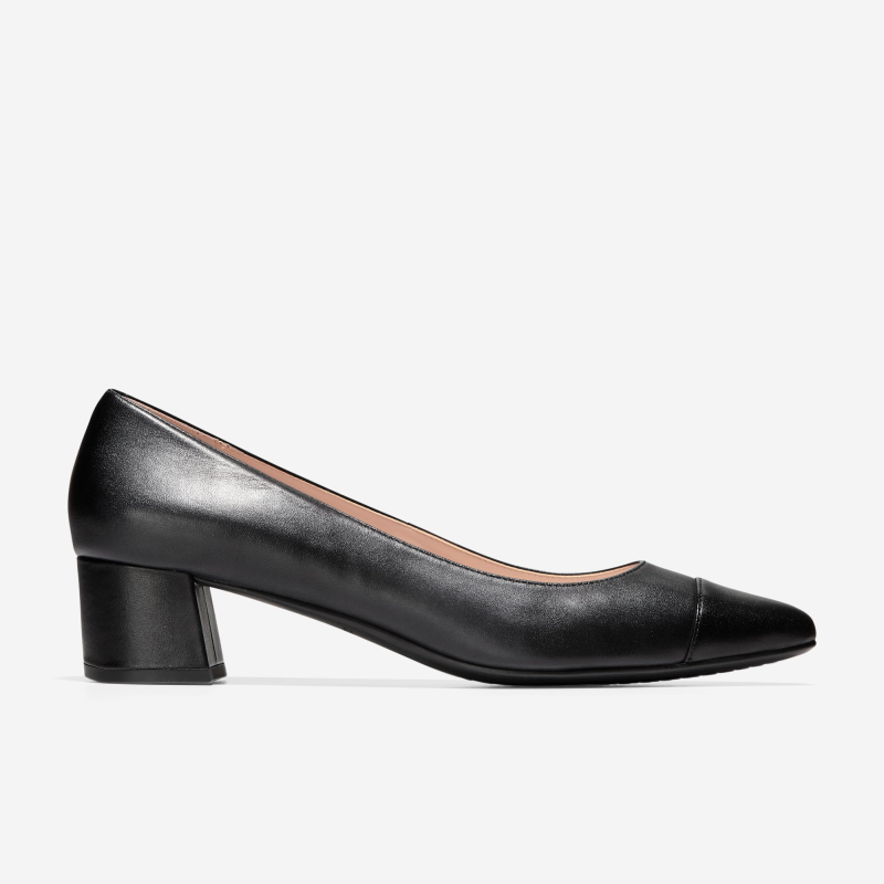 Cole Haan/可汗女高跟鞋粗跟浅口舒适时尚百搭经典夏季优雅W16074