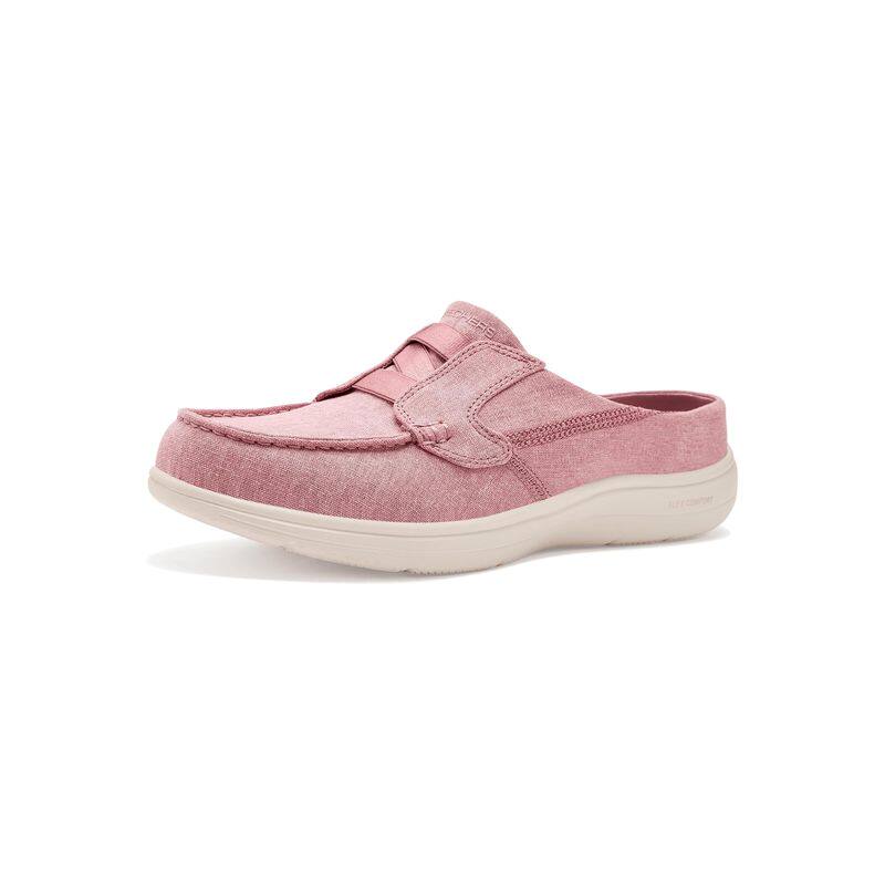 Skechers斯凯奇女鞋拖鞋包头拖穆勒鞋On-The-GO帆布鞋面缓震夏季