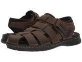 凉鞋 渔夫鞋 凉拖包头魔术贴皮质夏季 乐步Rockport男鞋 沙滩复古美版