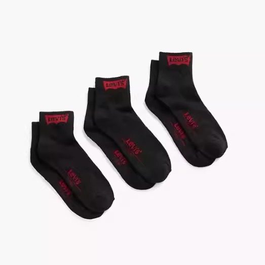 Levi’s/李维斯男袜中筒袜船袜吸汗3双装吸汗不臭脚小LOGO春夏季,女士内衣/男士内衣/家居服,船袜,淘宝优惠券,粉丝福利购,淘宝优惠卷