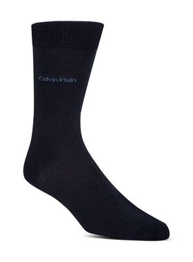 Calvin Klein/凯文克莱男士袜子纯色中筒弹力舒适柔软送爸爸男友