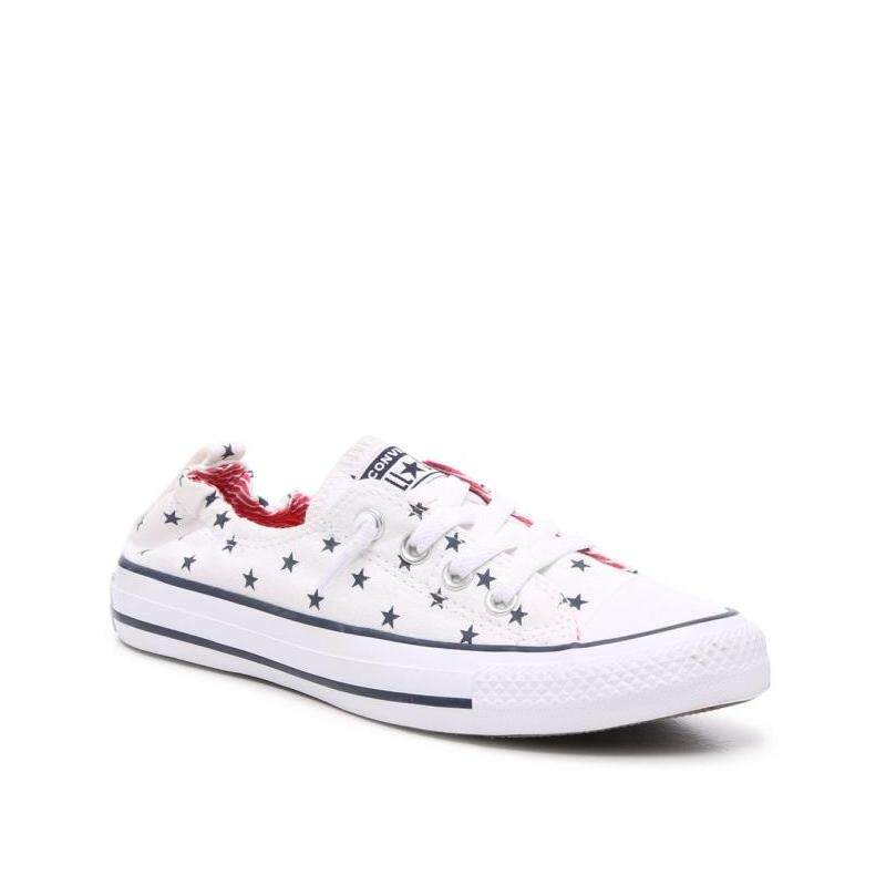 converse/匡威女帆布鞋全明星shoreline假鞋带星星正品477173