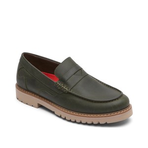 Rockport/乐步男士乐福鞋休闲皮鞋商务一脚蹬套脚工装鞋春秋正品