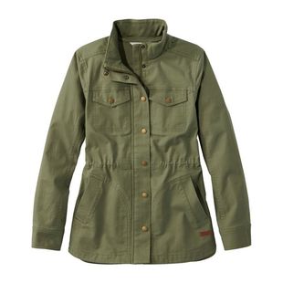 L.L.Bean TA516372 宾恩女士外套春秋防风系扣立领休闲舒适正品