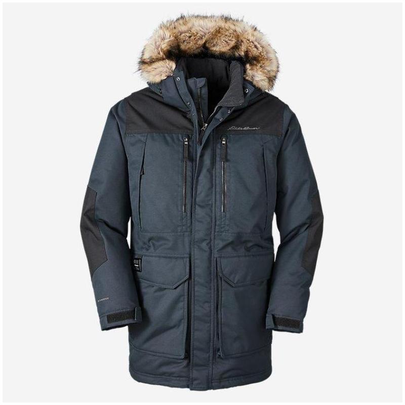 毛领连帽保暖秋冬防水羽绒服