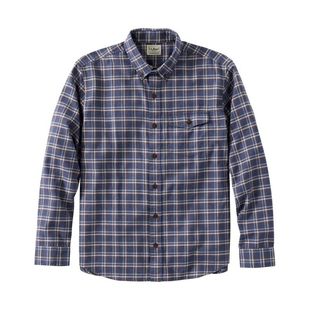 休闲衬衣纯棉布欧美男装 L.L. 磨毛斜纹布格子衫 衬衫 Bean宾恩男士