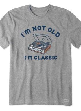 Life is good男士T恤短袖圆领英文图案纯棉柔软舒适夏季正品73737